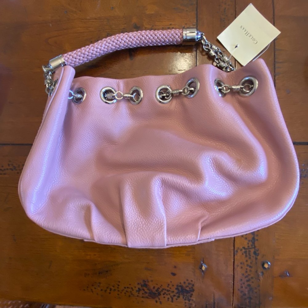 Cole Haan New with Tags! Drawstring Pouch Purse Orchid B12285